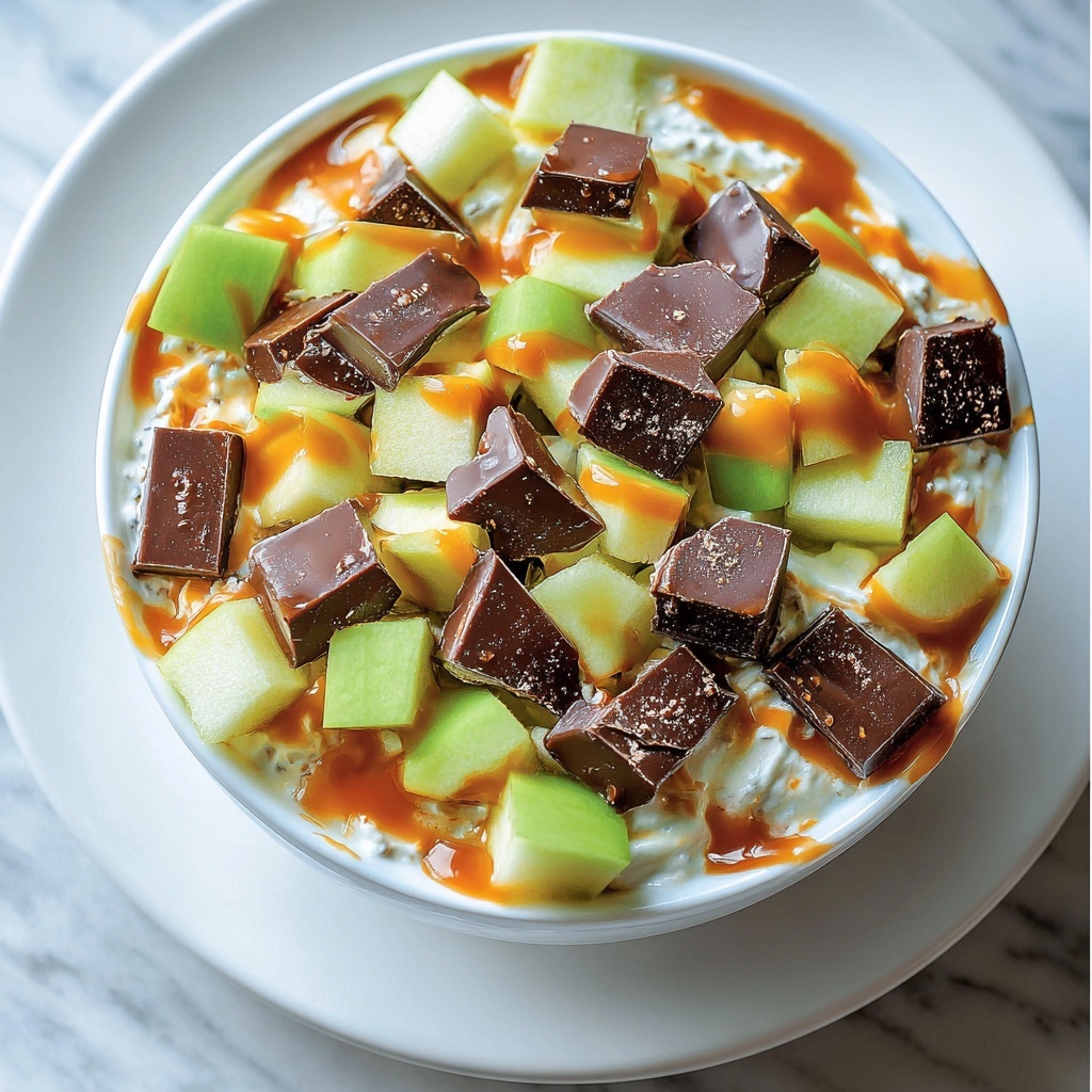 Snicker Apple Salad Dessert Recipe - Recipe Image