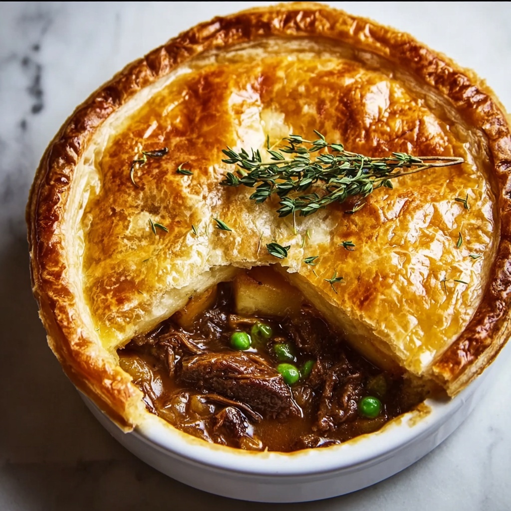 Guinness Braised Beef Pot Pie Recipe - Recipe Image