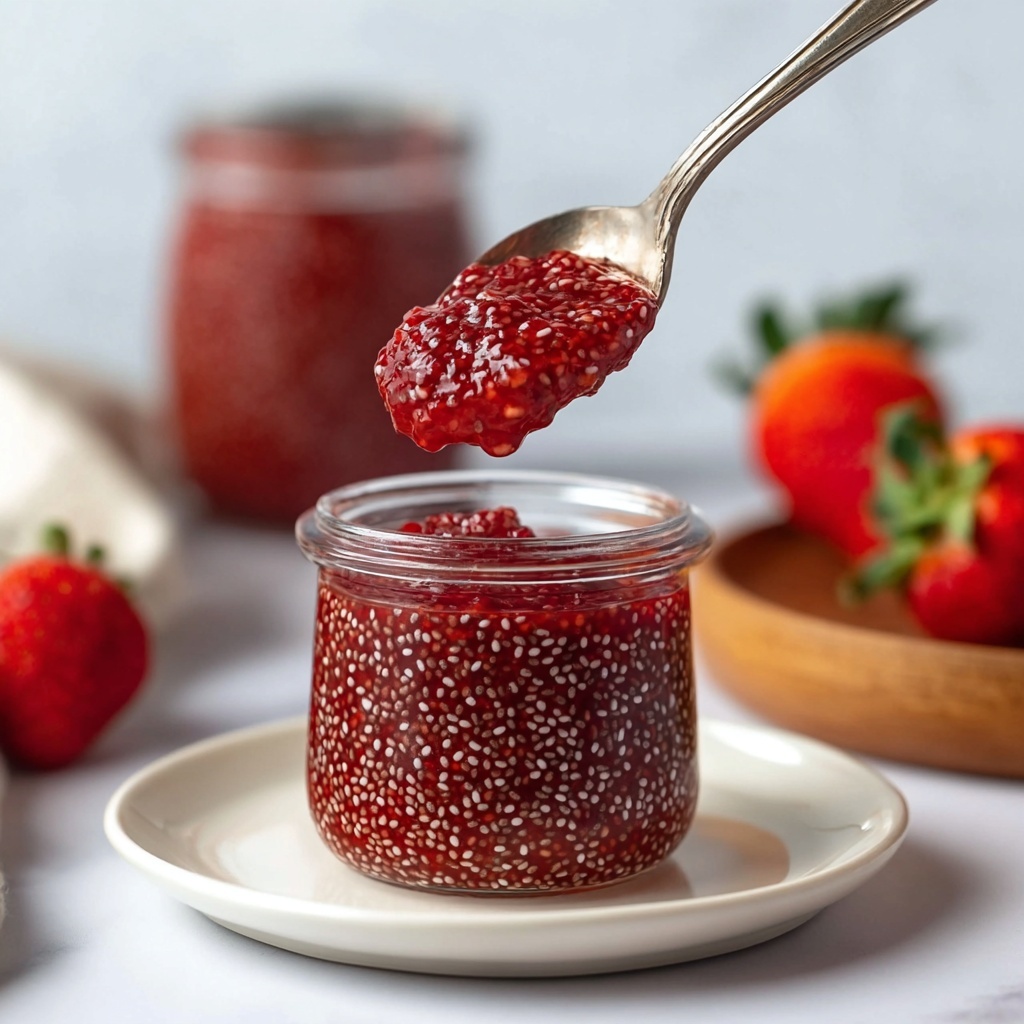 Simple Chia Seed Berry Jam Recipe - Recipe Image