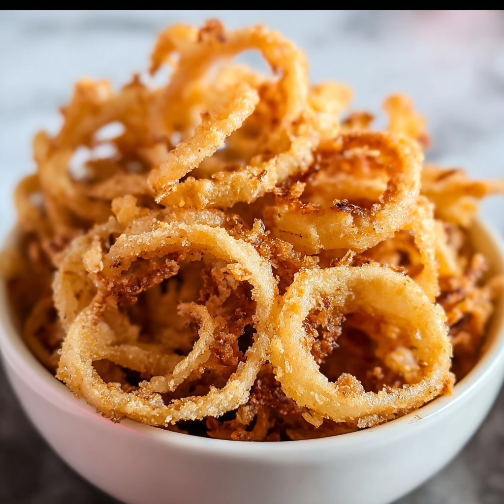 Crispy Onion Strings Recipe - Recipe Image