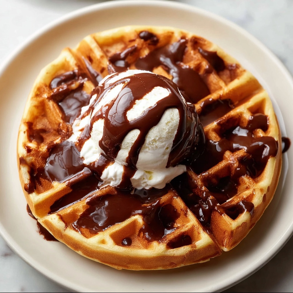 Nutella Filled Waffles Recipe - Recipe Image