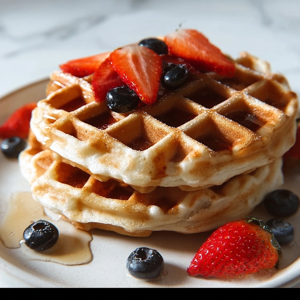 Cinnamon Waffles with Maple Butter Recipe - Recipe Image