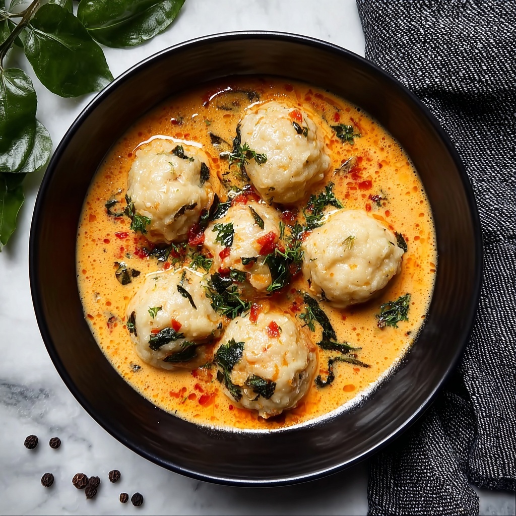 Coconut Curry Soup with Dumplings Recipe - Recipe Image