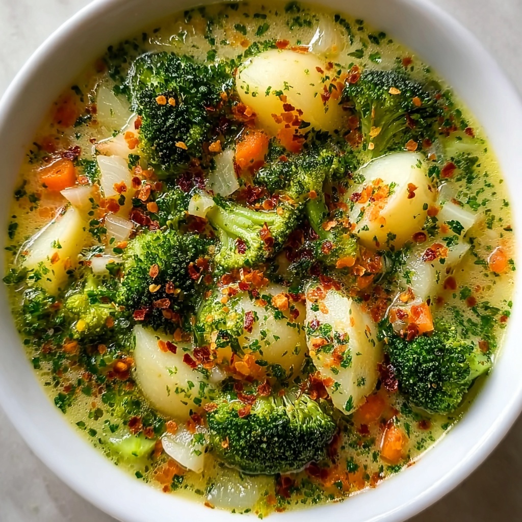 Traditional Italian Broccoli Soup Recipe - Recipe Image