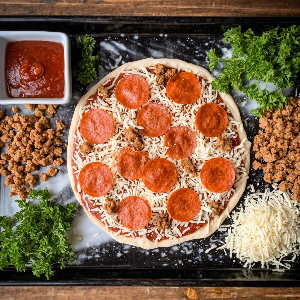 Tortilla Pizza Recipe - Recipe Image