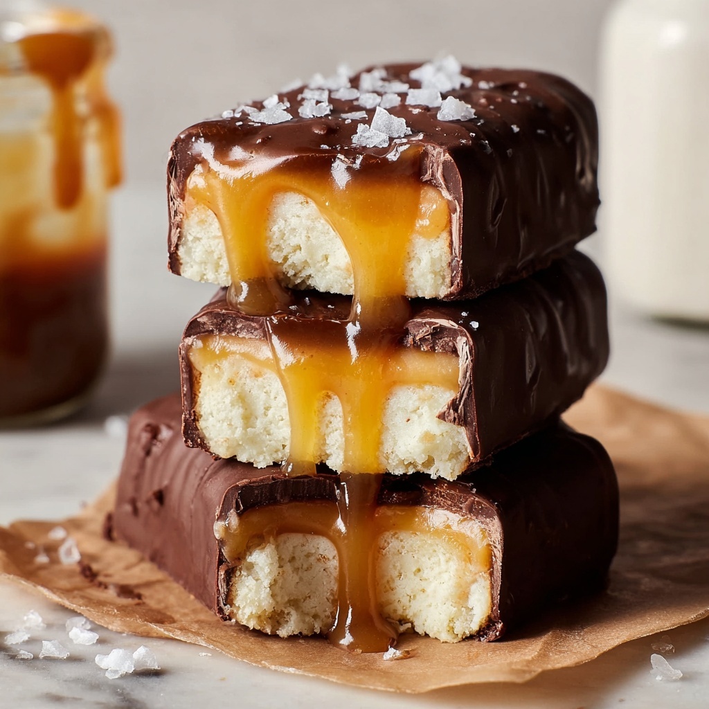 Vegan Twix Ice Cream Bars Recipe - Recipe Image