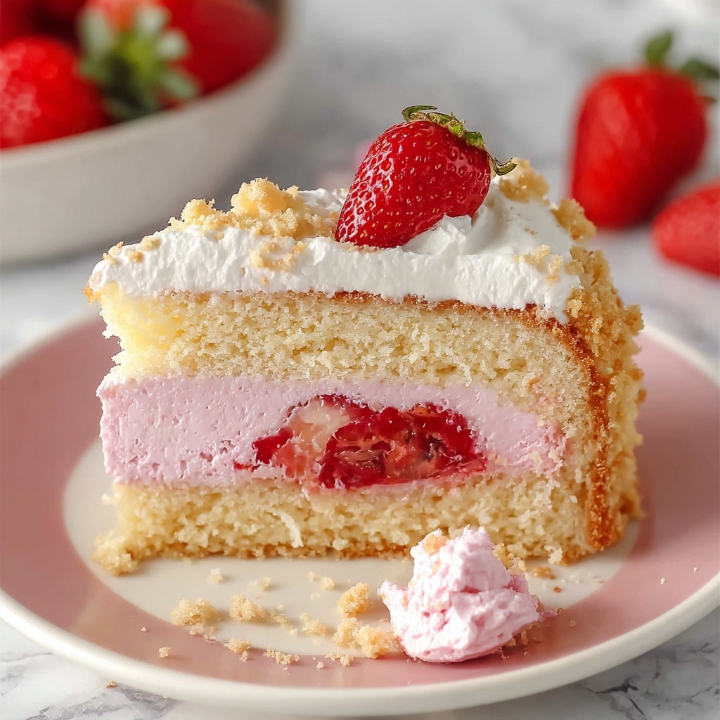 Strawberry Shortcake Swiss Roll Recipe - Recipe Image