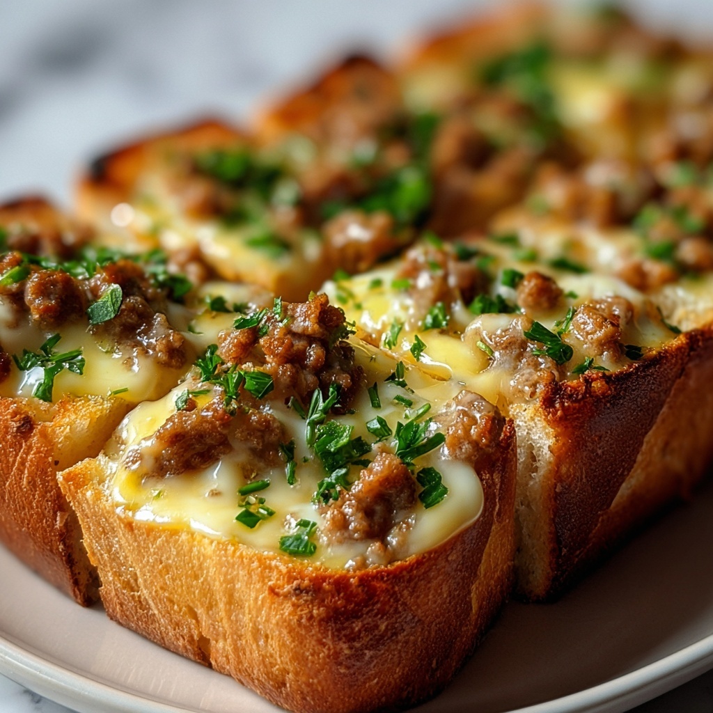 Garlic Philly Cheesesteak Bread Recipe - Recipe Image