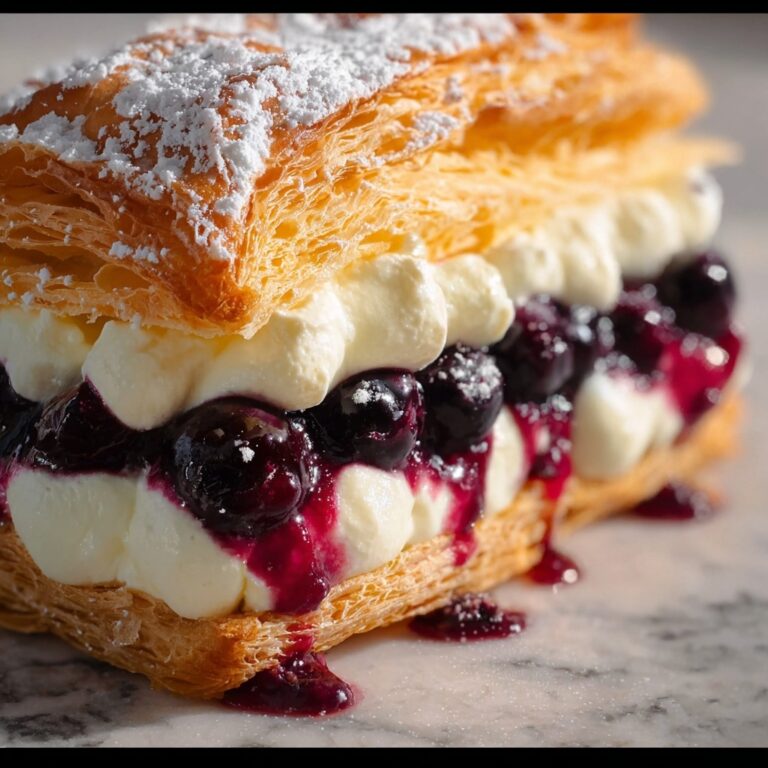 Berries and Cream Filled Croissants Recipe