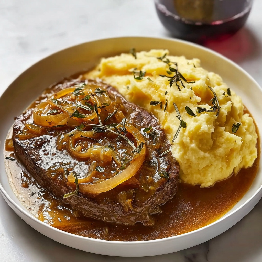 Savory French Onion Pot Roast Recipe - Recipe Image