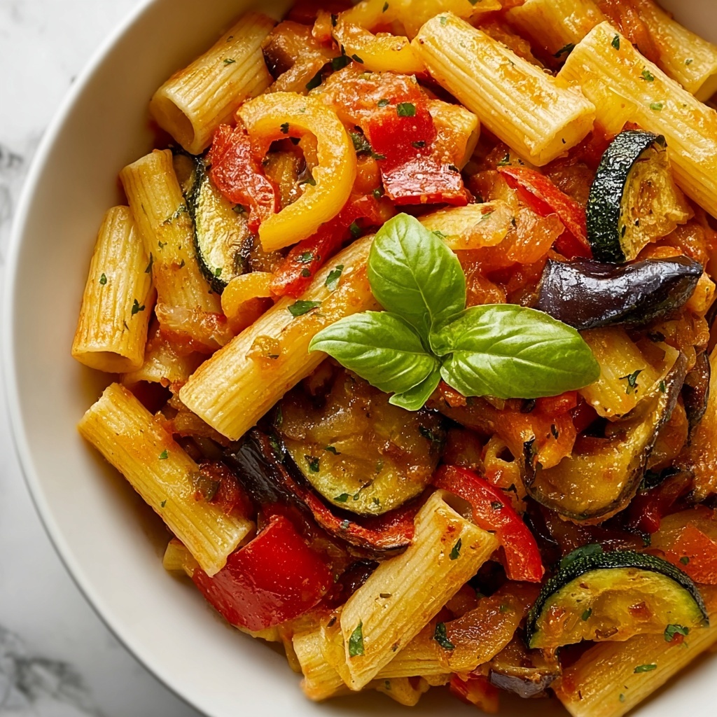 Roasted Vegetable Pasta Recipe - Recipe Image