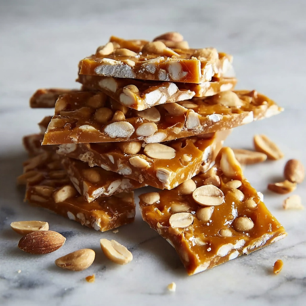 Best Peanut Brittle (Old-Fashioned Candy) Recipe - Recipe Image