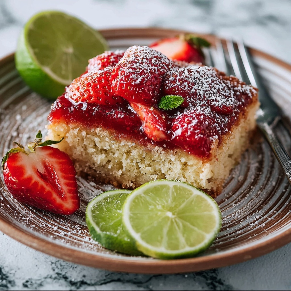 Strawberry Limeade Cake Recipe - Recipe Image