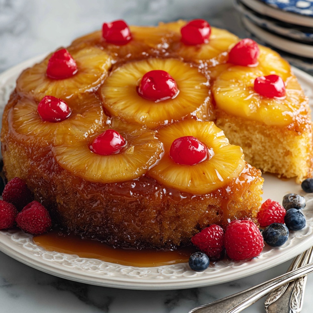 Pineapple Upside-Down Cake Recipe - Recipe Image