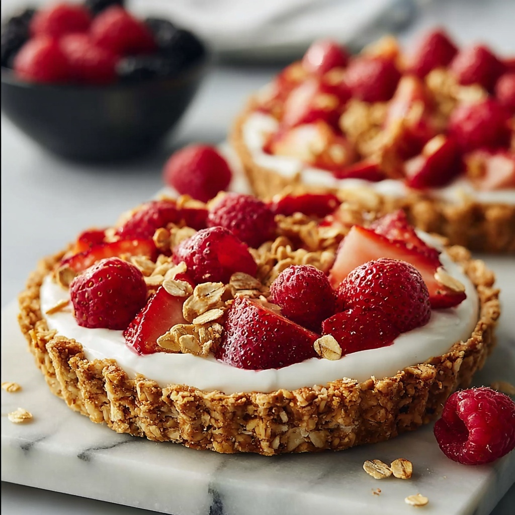 Breakfast Fruit Tart with Granola Crust Recipe - Recipe Image