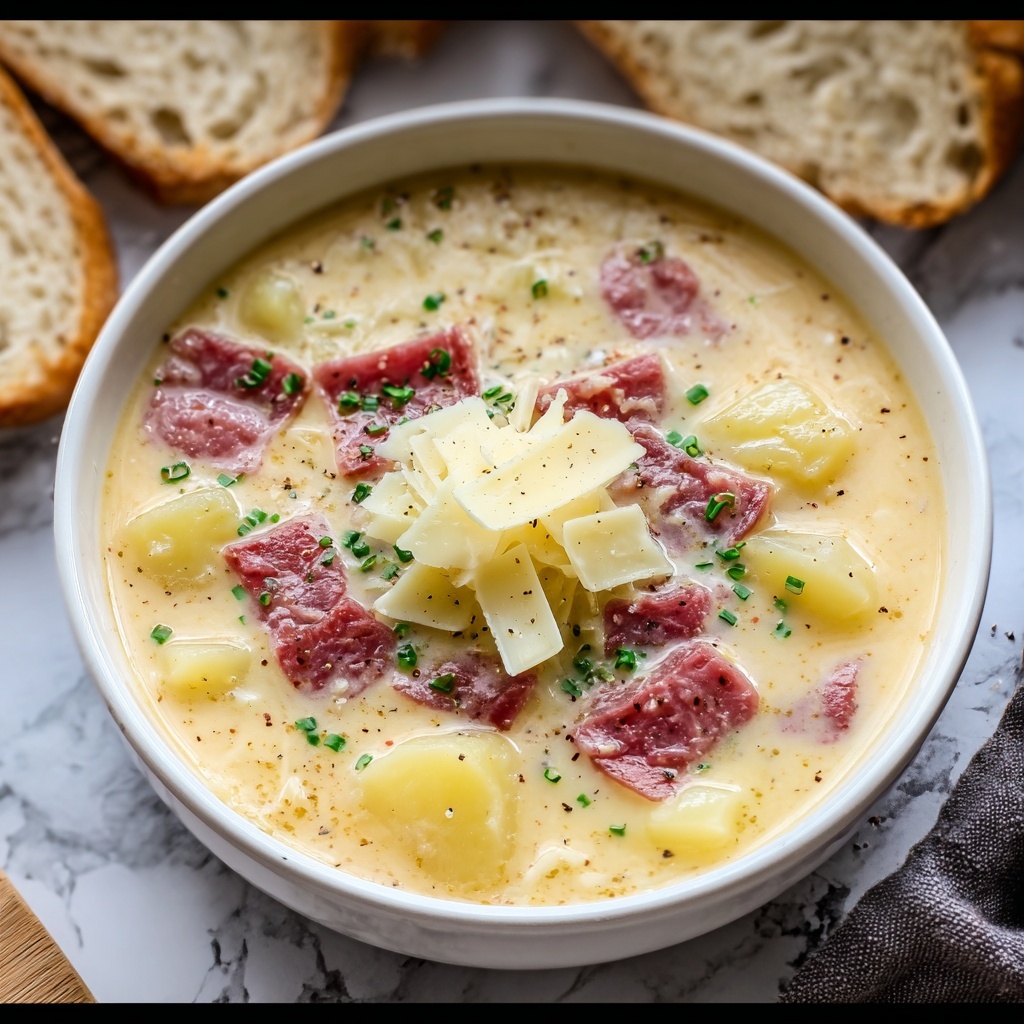 Easy Creamy Reuben Soup Recipe - Recipe Image