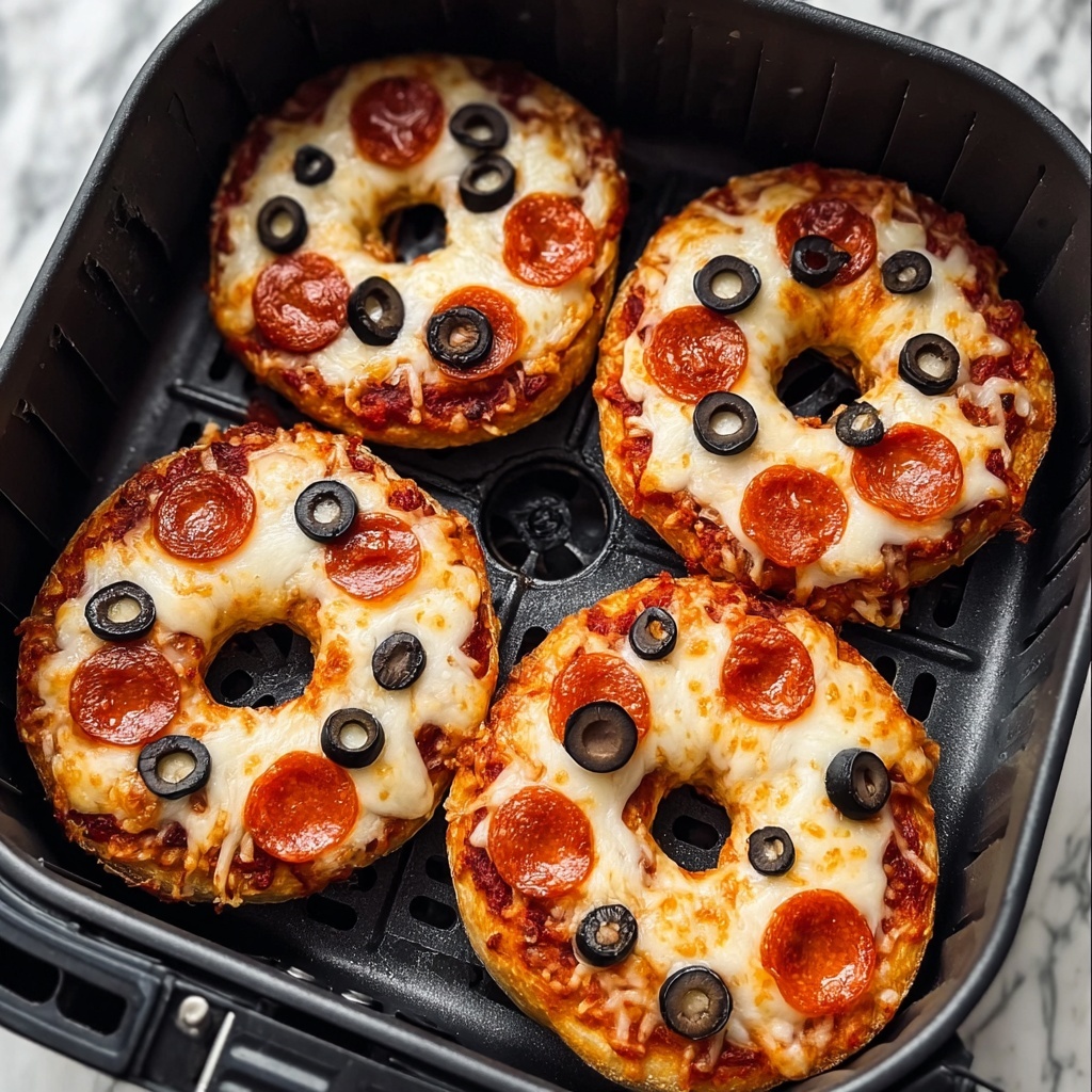 Air Fryer Pizza Bagels Recipe - Recipe Image