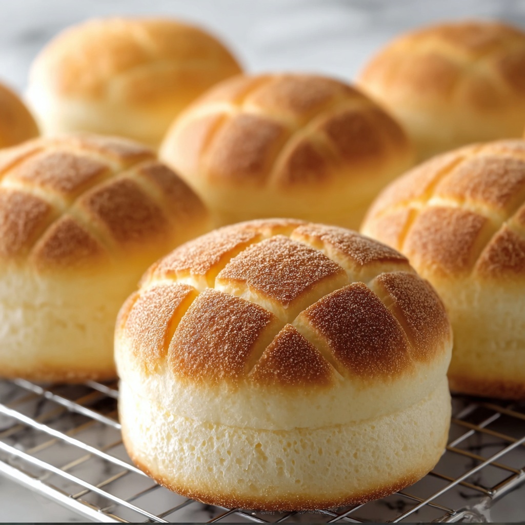 Classic Japanese Melon Pan Recipe - Recipe Image