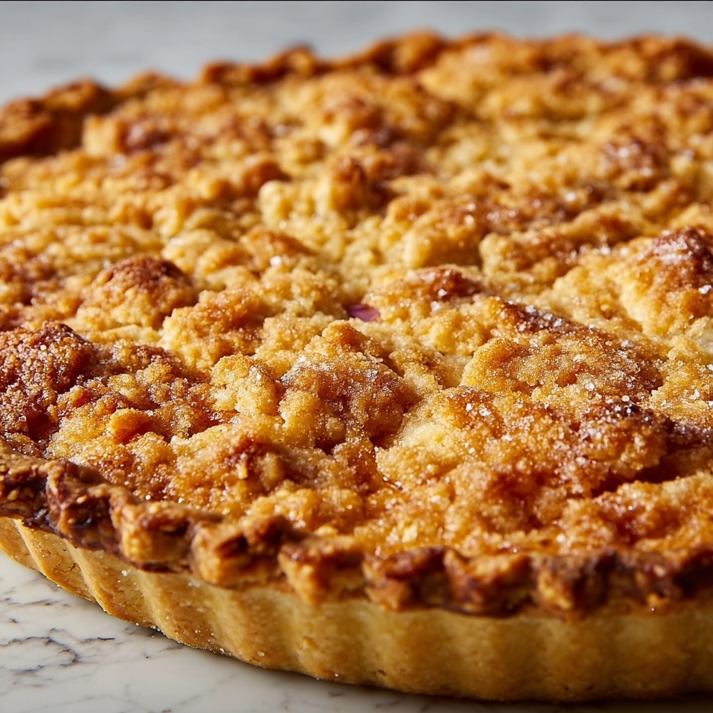 Dutch Rhubarb Pie Recipe - Recipe Image