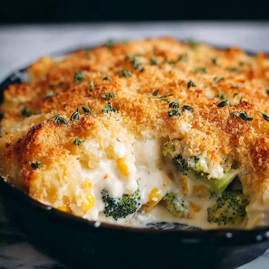 Creamy Broccoli Casserole Recipe - Recipe Image