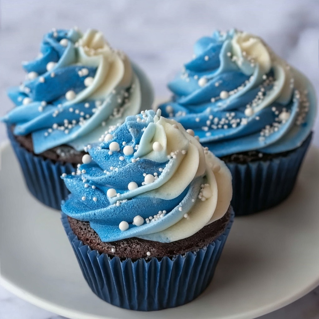 Blue Velvet Cupcakes Recipe - Recipe Image