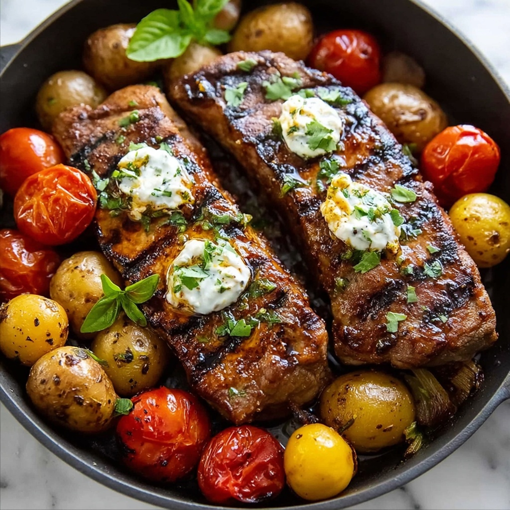 Grilled Steak and Potato Foil Packs Recipe - Recipe Image