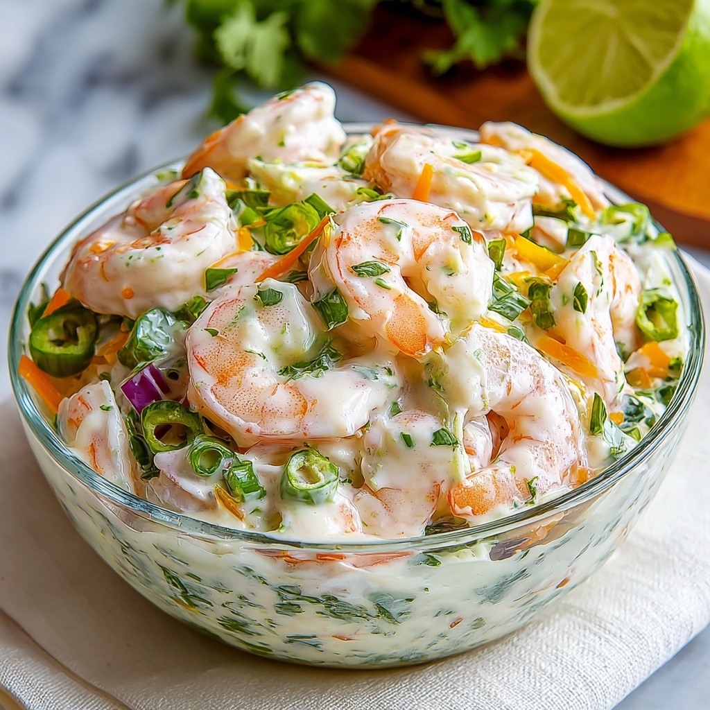Lemon Herb Shrimp Salad with Mixed Greens and Vegetables Recipe - Recipe Image