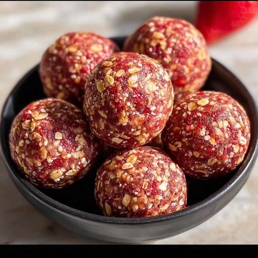 Strawberry and Banana Oat Balls Recipe - Recipe Image