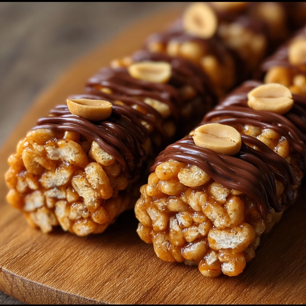 Chocolate Peanut Butter Rice Krispies Roll Recipe - Recipe Image