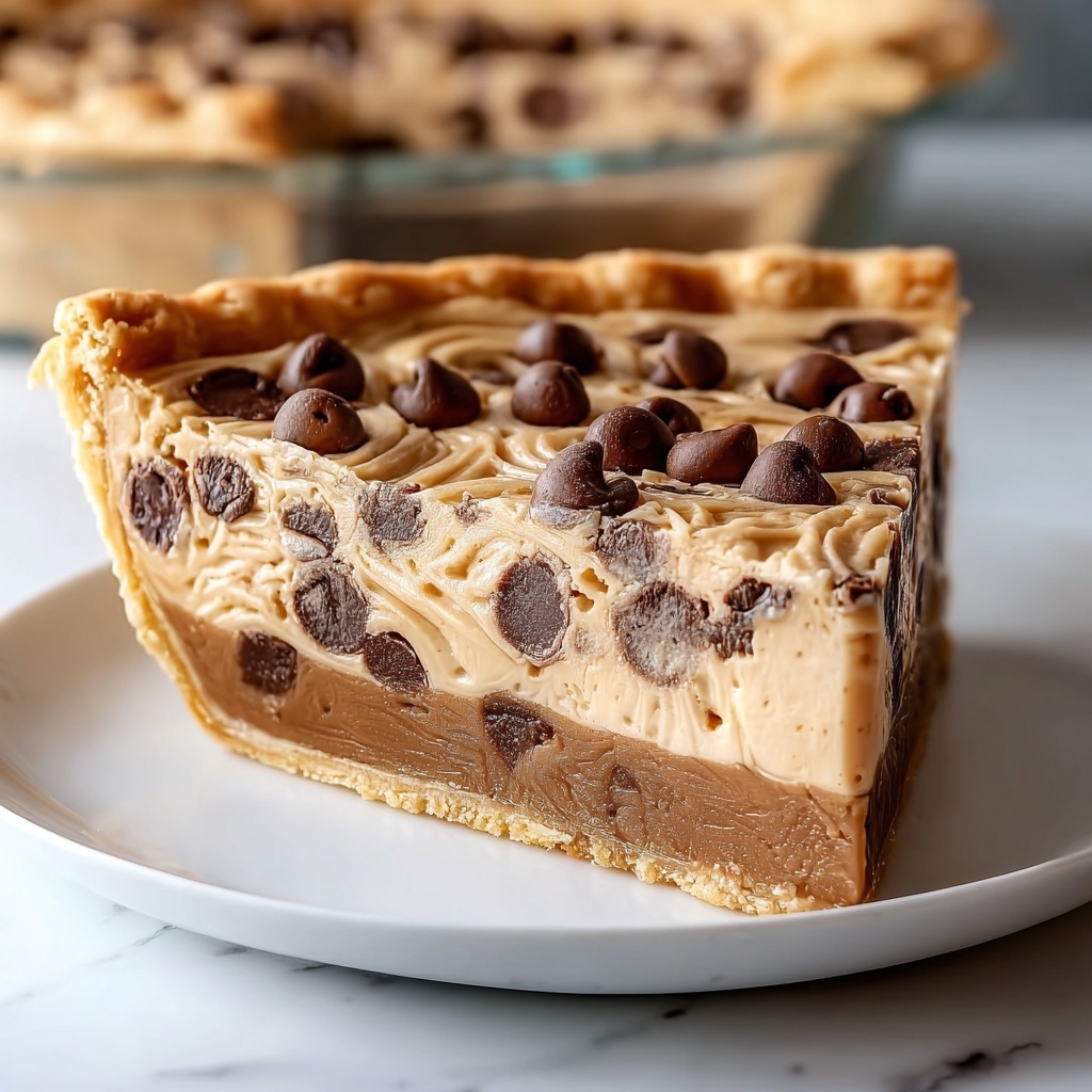 Chocolate Chip Cookie Dough Pie Recipe - Recipe Image