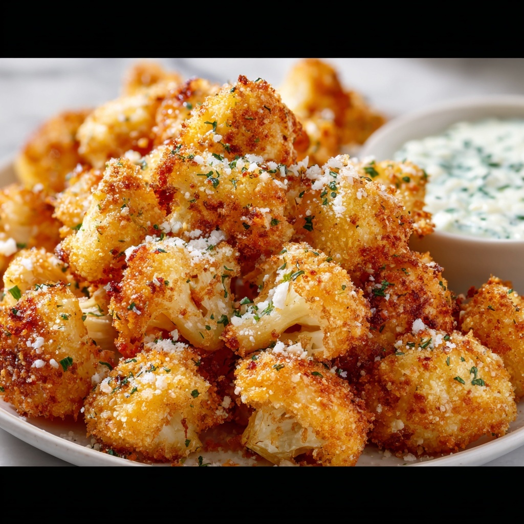 Parmesan Cauliflower Bites Recipe - Recipe Image