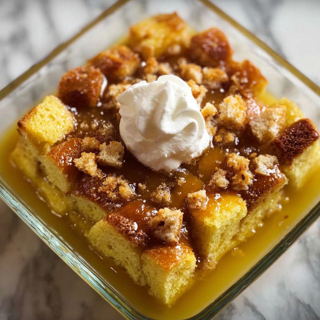 Pumpkin Bread Pudding with Caramel Sauce Recipe - Recipe Image