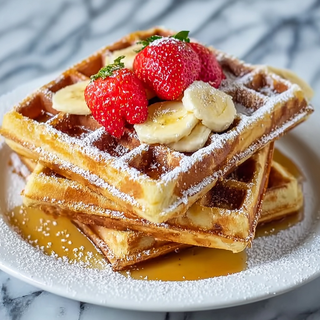 Homemade Waffles Recipe - Recipe Image