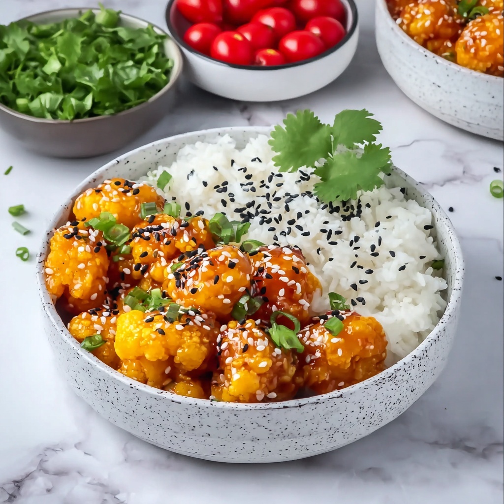 Sticky Sesame Cauliflower (Vegan Recipe) Recipe - Recipe Image