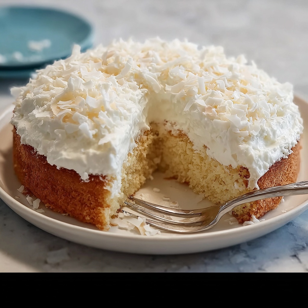 Coconut Cloud Cake Recipe - Recipe Image