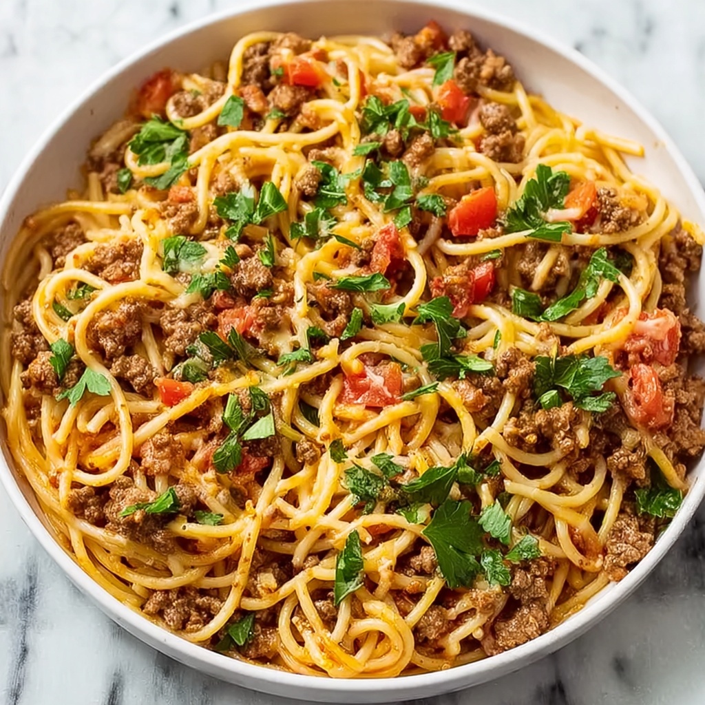 Taco Spaghetti Recipe - Recipe Image