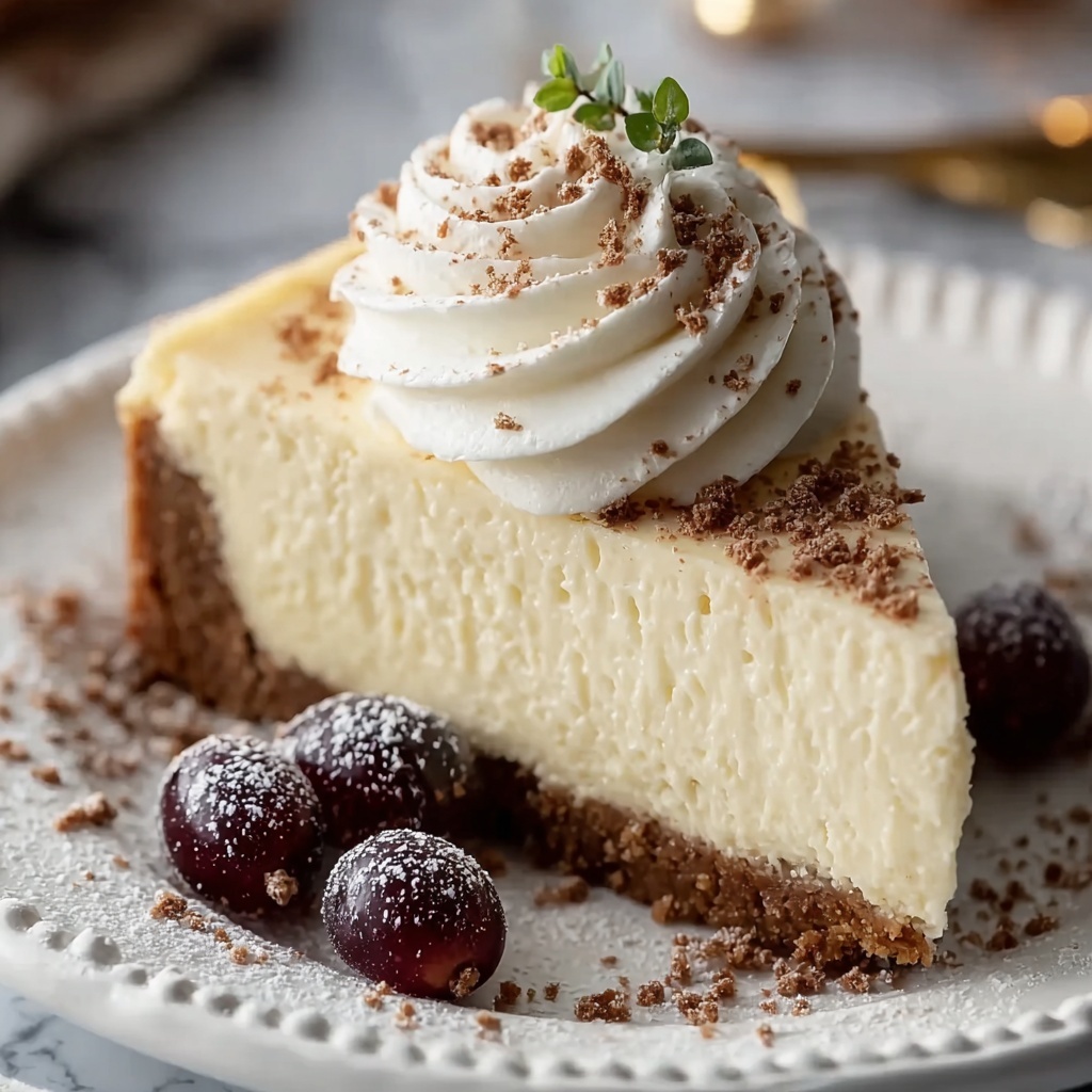 Eggnog Cheesecake Recipe - Recipe Image