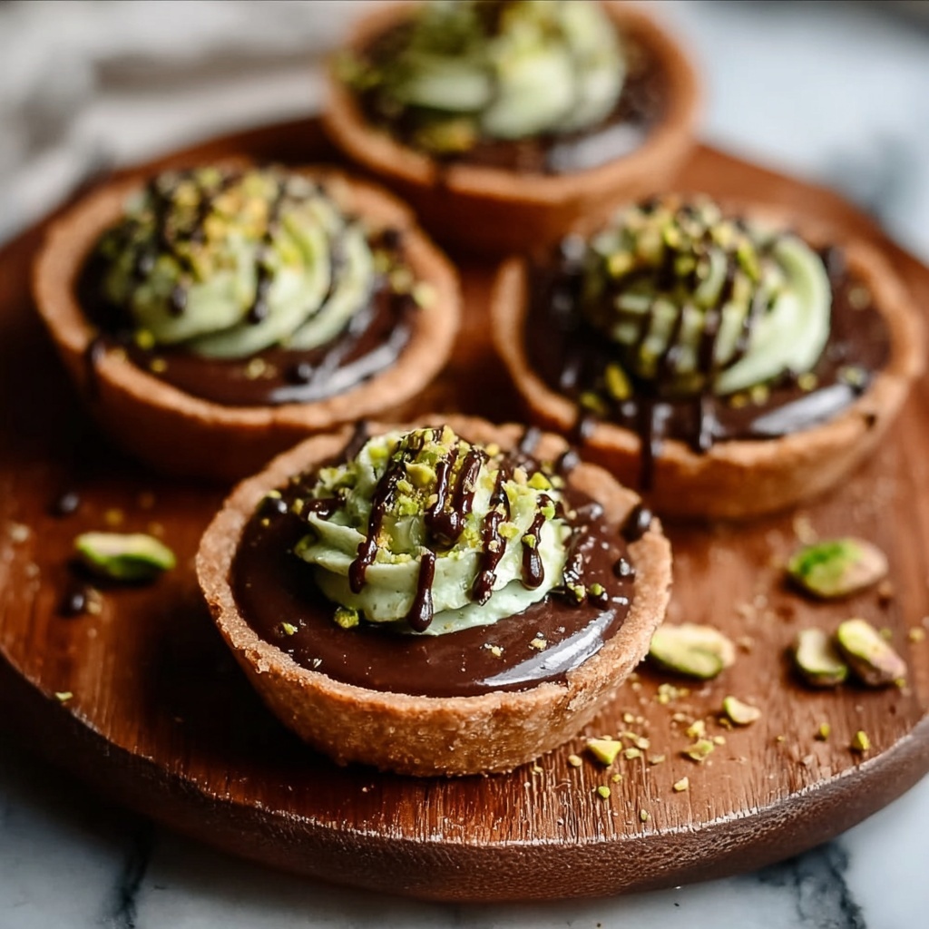 Mini Raspberry Pistachio Tartlets Recipe - Recipe Image