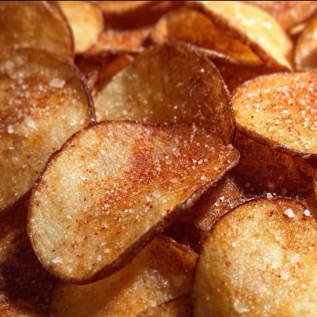 Air Fryer Apple Chips with Cinnamon Sugar Recipe - Recipe Image