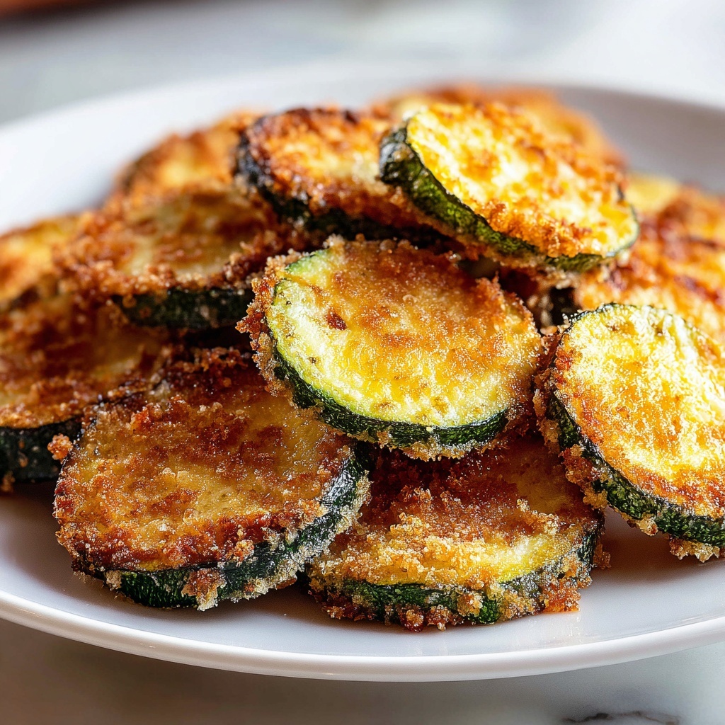 Pan-Fried Zucchini Chips Recipe - Recipe Image