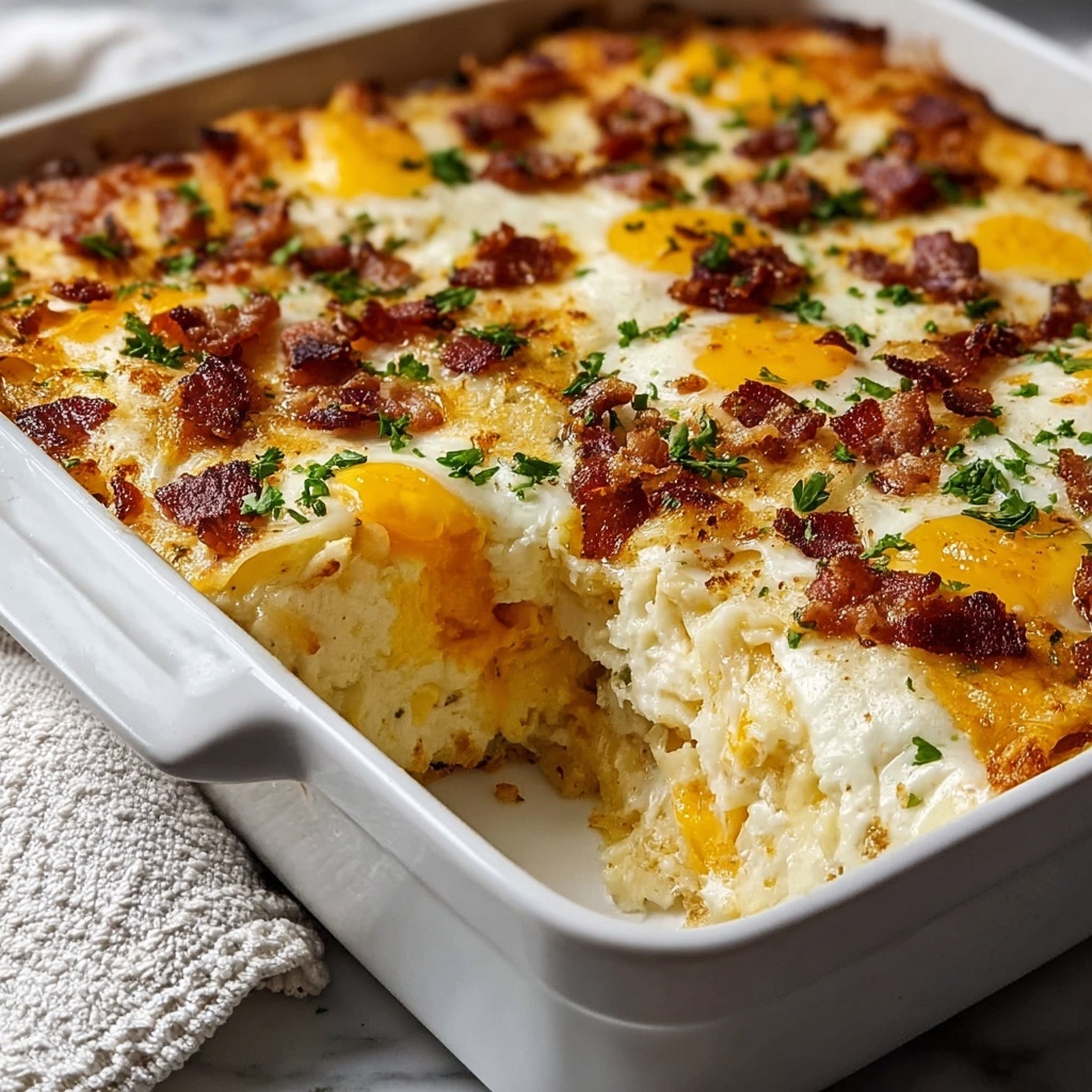 Delicious Hash Brown Egg Casserole Recipe - Recipe Image