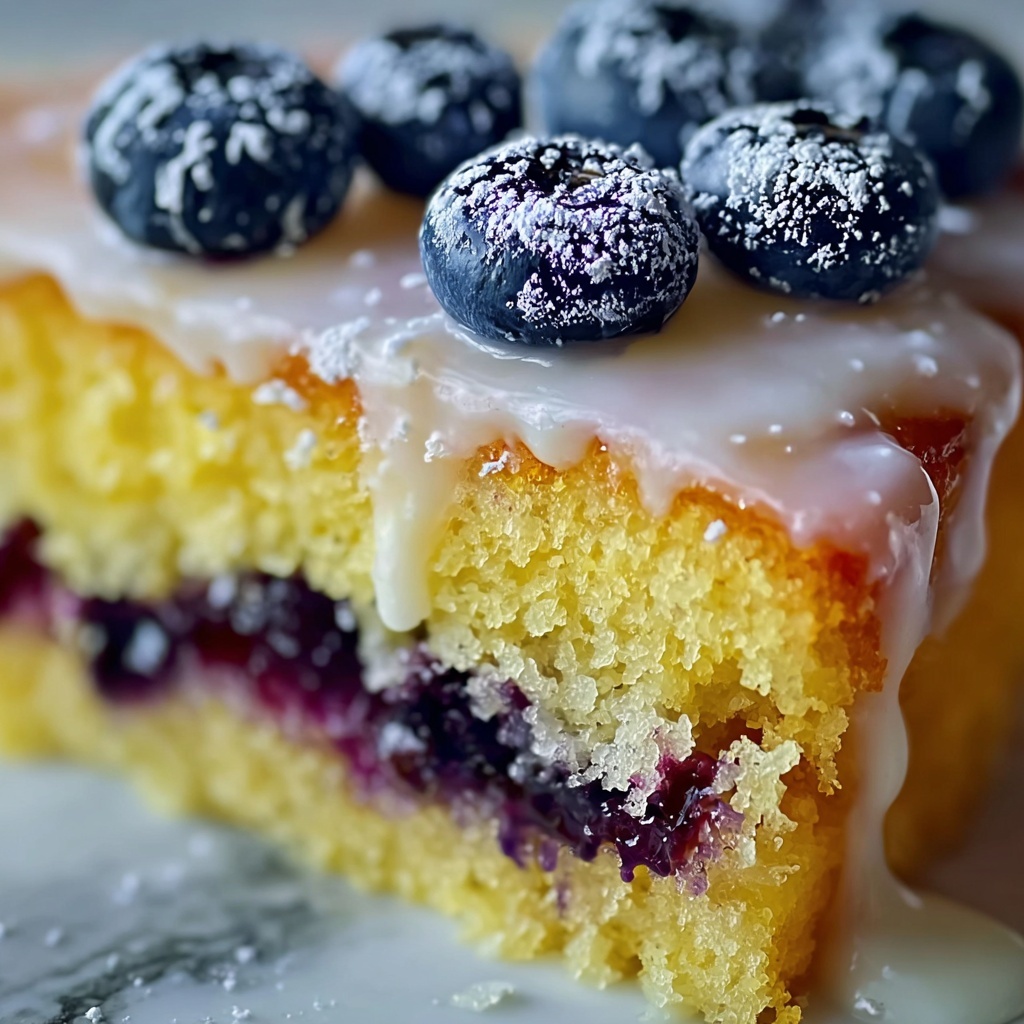 Blueberry Lemonade Buttermilk Cake Recipe - Recipe Image