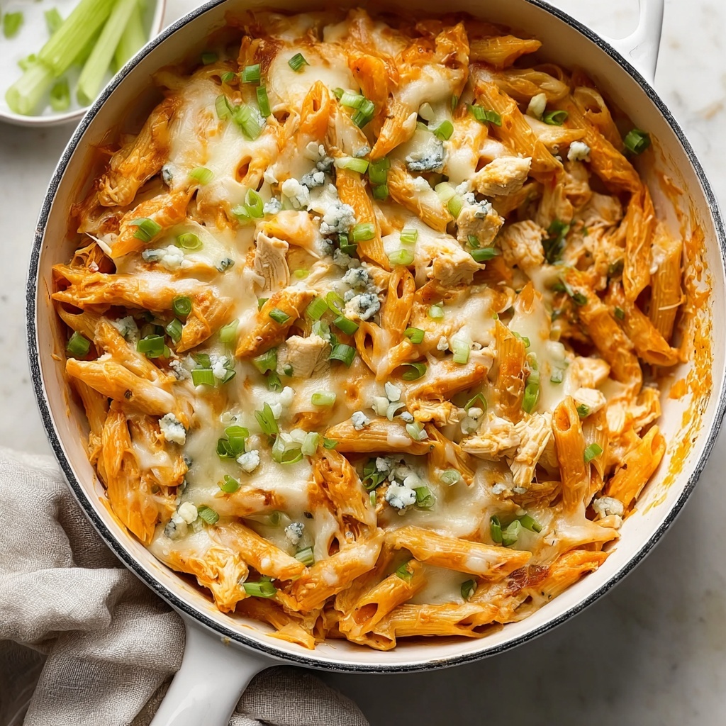 Buffalo Chicken Pasta – One Pot! Recipe - Recipe Image