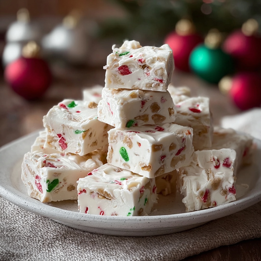 Christmas Gumdrop Nougat Candy Recipe - Recipe Image