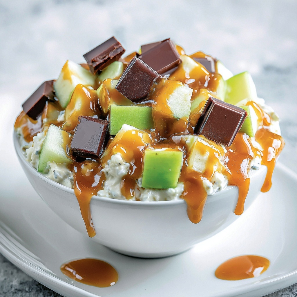 Snicker Apple Salad Dessert Recipe - Recipe Image