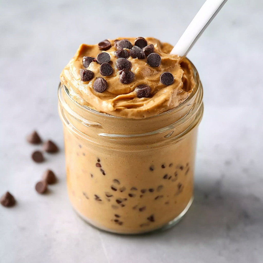 Peanut Butter Cookie Dough Overnight Oats Recipe - Recipe Image