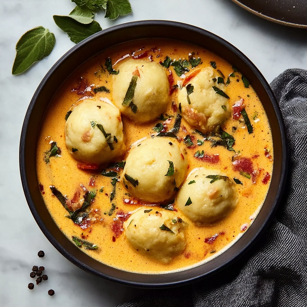 Coconut Curry Soup with Dumplings Recipe - Recipe Image