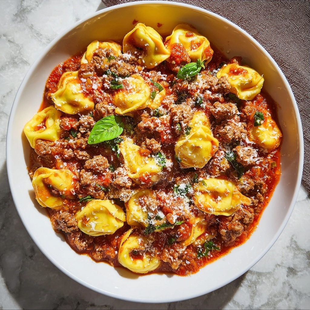 One-Pan Beefy Tortellini Bake Recipe - Recipe Image