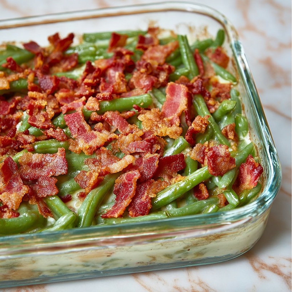 Smothered Green Beans Recipe - Recipe Image