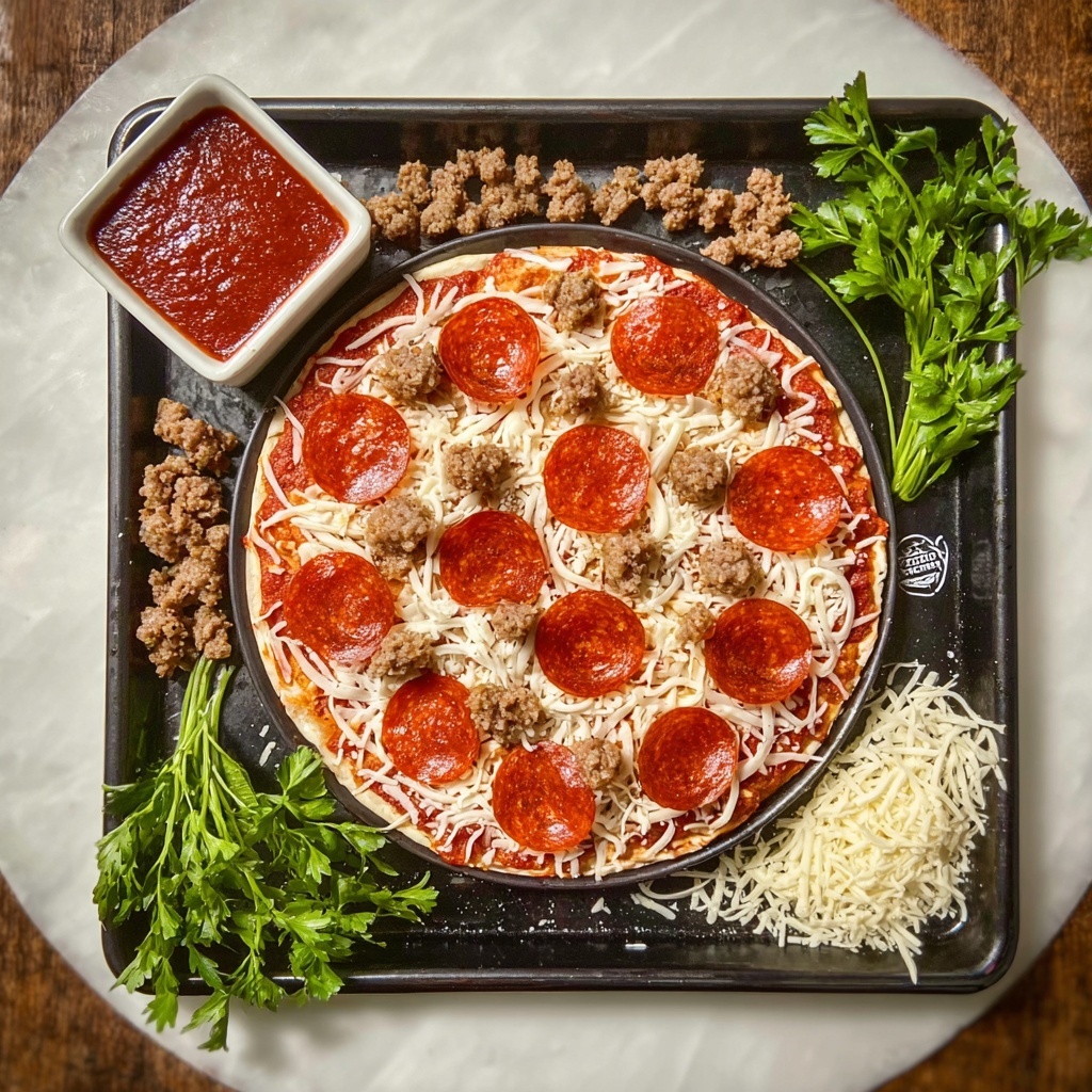 Tortilla Pizza Recipe - Recipe Image